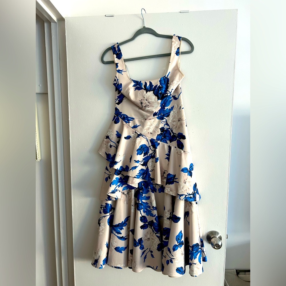 LOVER flounce scuba dress